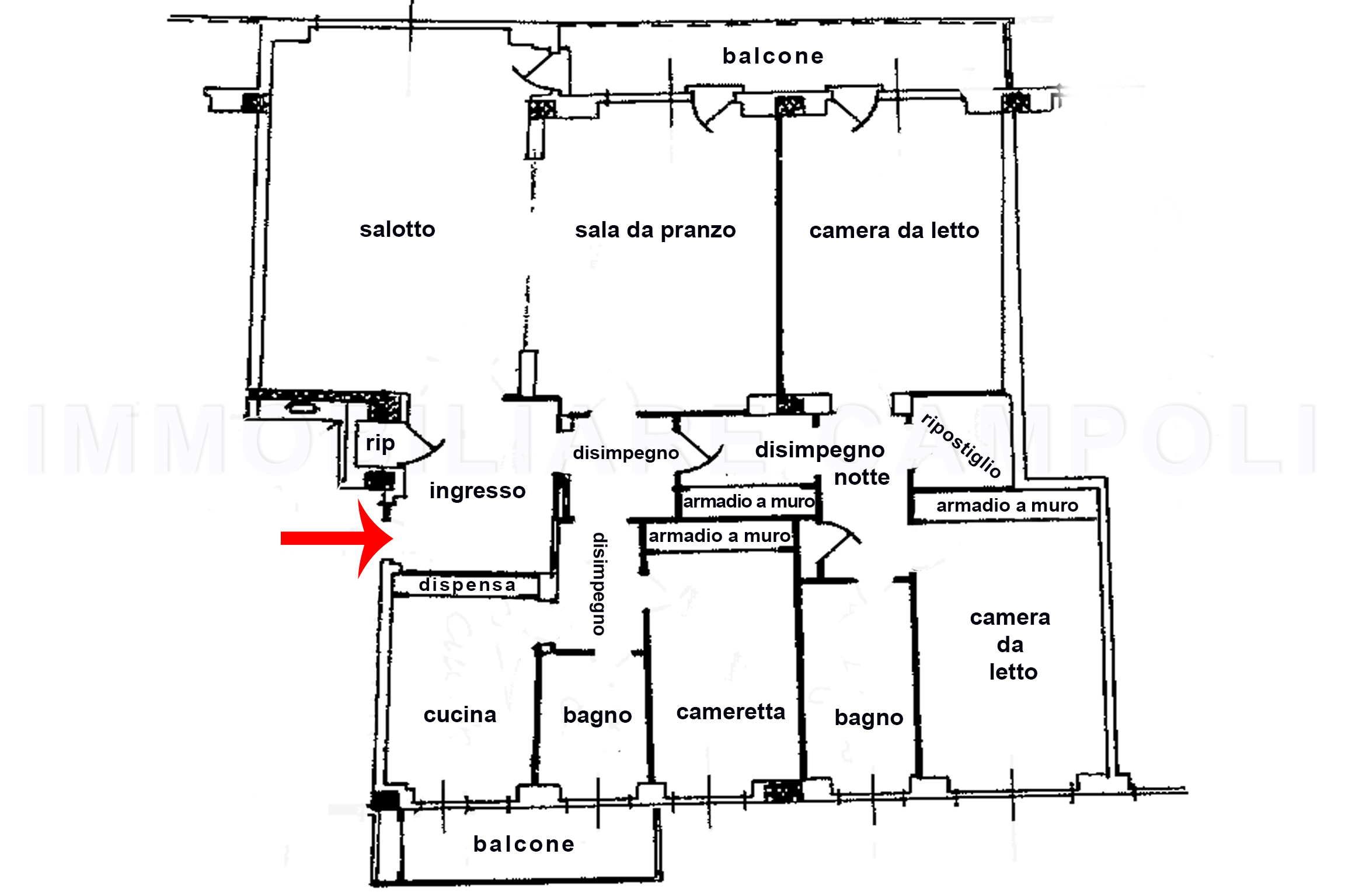 41 – PLANIMETRIA STATO ATTUALE
